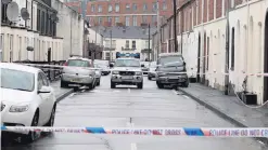  ??  ?? The scene of the fatal shooting of Stephen Carson in Walmer Street and (left) one of the accused, Francis Smith