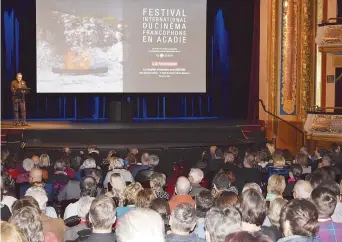  ??  ?? La soirée d’ouverture du FICFA 2017, au Théâtre Capitol. Sylvie Mousseau – Acadie Nouvelle: