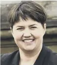  ??  ?? 0 Ruth Davidson resigned to spend time with her family