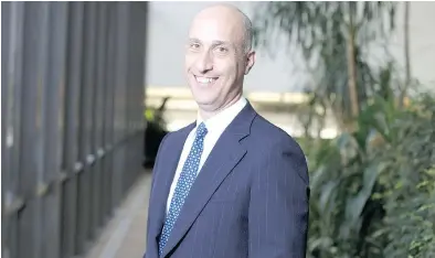  ?? CHRISTINNE MUSCHI / BLOOMBERG FILES ?? Jonathan Goodman, chief executive of Knight Therapeuti­cs Inc., at the company’s office in Montreal in 2017.