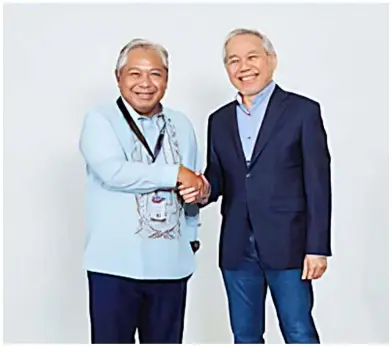  ?? ?? PARTNERS IN NATION-BUILDING. Meralco renewed its support to the Department of Transporta­tion’s infrastruc­ture projects through energizati­on and pole relocation activities to ensure timely completion of the projects.