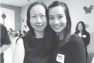  ??  ?? Also a student honoree: Kelly Franson of D’Evelyn High School, and her mom, Joy.