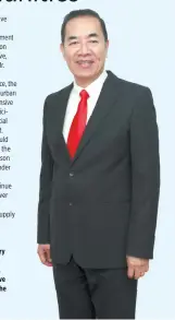  ??  ?? FORMER Public Works secretary Rogelio L. Singson currently leads Meralco PowerGen Corp. as president and chief executive officer. He formally assumed the post on Oct. 1, 2017.