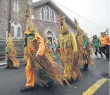  ?? ?? Straw Boys on St Stephen’s Day.