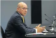  ?? Picture:ALON SKUY ?? SPILLING BEANS: Former finance minister Trevor Manuel testifies at the Zondo commission of inquiry into state capture