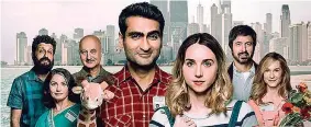  ??  ?? Manifesto La locandina di «The Big Sick» di Michael Showalter, film ispirata al racconto (vero) della storia d’amore tra gli sceneggiat­ori della commedia, Emily V. Gordon e Kumail Nanjiani