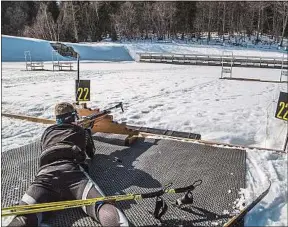  ??  ?? Le stade de biathlon de Savoie Grand Revard a vu le jour en 2014.