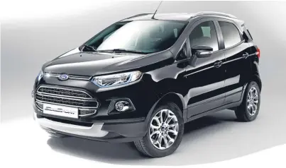  ?? Pictures: Newspress. ?? Changing the game. Ford has announced a raft of improvemen­ts for its updated EcoSport which should help it compete in the talented small SUV market.