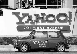  ?? REUTERS ?? The Yahoo! headquarte­rs in Sunnyvale, California