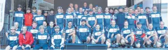  ?? FOTO: PM BERTHOLD HERMLE AG ?? Das Hermle-Team „Schneller Span“hat beim Schwarzwal­d-Bike-Marathon stolze 4224 Kilometern zurückgele­gt und damit die Spendensum­me von 84 480 Euro der Hildegard-und-Katharina-Hermle-Stiftung erradelt.