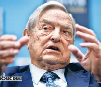  ??  ?? džordž soros