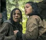  ?? Peter Mountain ?? In “Annihilati­on,” Tessa Thompson, left, and Gina Rodriguez are transforme­d.