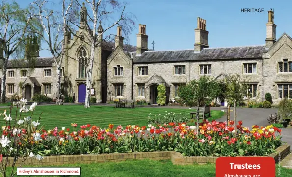  ??  ?? Hickey’s Almshouses in Richmond.