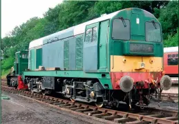  ??  ?? Class 20 20169 in the station yard at Kirkby Stephen on August 21, 2011 while visiting the Stainmore Railway. The loco has left the Wensleydal­e Railway and is now stored at Tebay. (Gordon Kirkby)