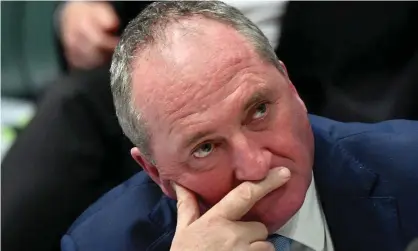  ?? Photograph: Sam Mooy/Getty Images ?? The deputy prime minister, Barnaby Joyce, says an allegation of sexual harassment made against him is ‘spurious and defamatory’.