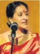  ??  ?? Bombay Jayashri, carnatic vocalist