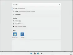  ??  ?? The Windows 10X search box shows its results.