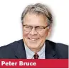  ??  ?? Peter Bruce