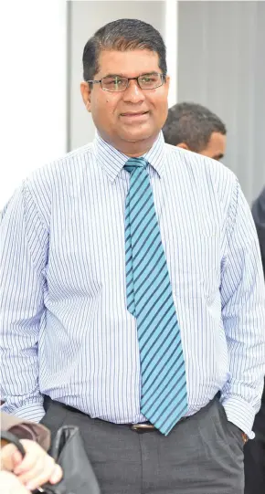  ?? Photo: Ronald Kumar ?? Governor of the Reserve Bank of Fiji Ariff Ali.