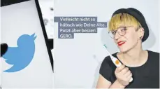  ?? FOTO: DPA/ZAHNHELD ?? Diese Werbeaktio­n der Firma Zahnheld aus Warthausen sorgt auf Twitter für Furore.