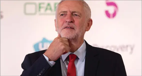  ??  ?? „ Labour leader Jeremy Corbyn failed to address the impact of the BBC’S publicly-funded website on Scotland’s hard-pressed newspaper sector in his Mctaggart lecture.