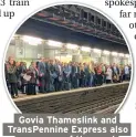  ??  ?? Govia Thameslink and TransPenni­ne Express also run some of the most crowded services