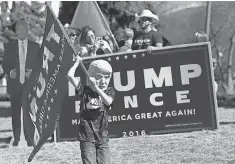  ?? BRENNAN LINSLEY, AP ?? A Trump rally in Denver on Saturday.