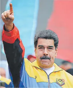  ?? FOTO: AGENCIA AP ?? El presidente de Venezuela, Nicolás Maduro, dijo que desde hace meses tienen contactos con Washington.