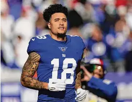  ?? Adam Hunger/Associated Press ?? The New York Giants re-signed wide receiver Isaiah Hodgins, who was scheduled to become an exclusive rights free agent next month.