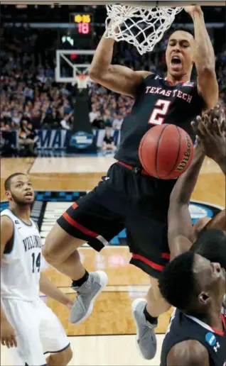  ?? CHARLES KRUPA — THE ASSOCIATED PRESS FILE ?? The Sixers traded for Texas Tech’s Zhaire Smith Thursday night. Coach Brett Brown sees potential for Smith to be a player like Spurs superstar Kawhi Leonard.
