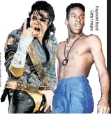  ??  ?? Teddy Riley has produced hits for singers including Michael Jackson (left) and Bobby Brown.