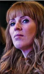  ?? ?? DISQUIET: Deputy leader Angela Rayner