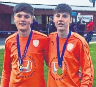  ??  ?? Ethan King, left, and Connor Aird, who both died in a road accident near Kirkcaldy on November 11.