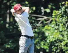  ?? MINAS PANAGIOTAK­IS/GETTY IMAGES FILES ?? Jared du Toit of Kimberley is tied for 35th after two rounds at the ATB Financial Classic in Calgary.