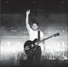  ??  ?? Niall Horan played to a sold-out show in the INEC on Saturday night.