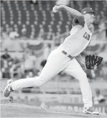  ??  ?? Canada starting pitcher Nick Pivetta, from Victoria, throws during the first inning against Colombia on Saturday.