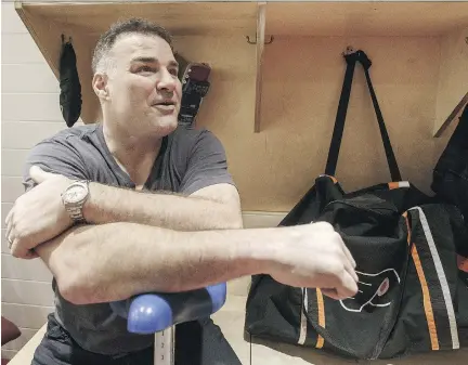  ?? CRAIG ROBERTSON ?? Eric Lindros says he wasn’t the same player after being decked by Devils defenceman Scott Stevens in the 2000 NHL playoffs.