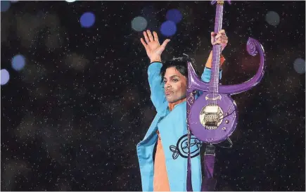  ?? JONATHAN DANIEL/GETTY IMAGES ?? Prince died suddenly in 2016, leaving behind a $300 million estate and no will.