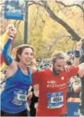  ??  ?? Nueva York Gamarra, en el maratón de la Gran Manzana en noviembre de 2016