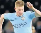  ??  ?? KEVIN DE BRUYNE says Manchester City’s League
Cup success will spur them to even greater glory.
Pep Guardiola’s men crushed Arsenal 3-0 in the Wembley final, just days after their FA Cup upset at League