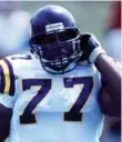  ?? GETTY IMAGES FILE PHOTO ?? Vikings offensive tackle Korey Stringer died of heat stroke during training camp in 2001.