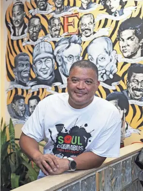  ?? TIM JOHNSON/COLUMBUS MONTHLY ?? East High School graduate Al Edmondson, seen at his East Side barber shop named A Cut Above the Rest, is co-chair of the Columbus City Schools task force examining whether to close some school buildings.