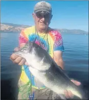  ?? COURTESY PHOTO ?? Gary Hill of Kelseyvill­e caught this 9-pound bass Tuesday at Clear Lake.