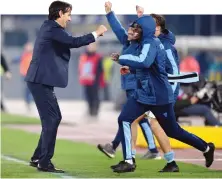  ?? GETTY ?? La forza del gruppo è il segreto del successo della Lazio di Inzaghi