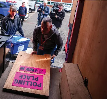  ?? ?? Scots head to the polls today, probably to usher in yet another SNP government