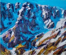  ??  ?? ‘Tower Ridge, Ben Nevis’ oil on canvas 50x60cm