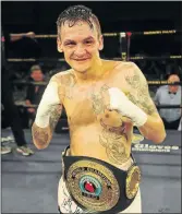  ?? PHOTO: VELI NHLAPO ?? Hekkie Budler admits to not following instructio­ns when he defeated Joey Canoy on Saturday.