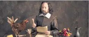  ??  ?? David Mitchell in Upstart Crow.