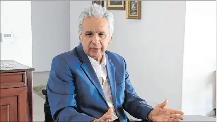  ?? EFE ?? Señalado. Desde hace dos años, el expresiden­te Lenín Moreno reside en Asunción, capital de Paraguay.