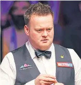  ??  ?? Shaun Murphy: was visibly tiring.